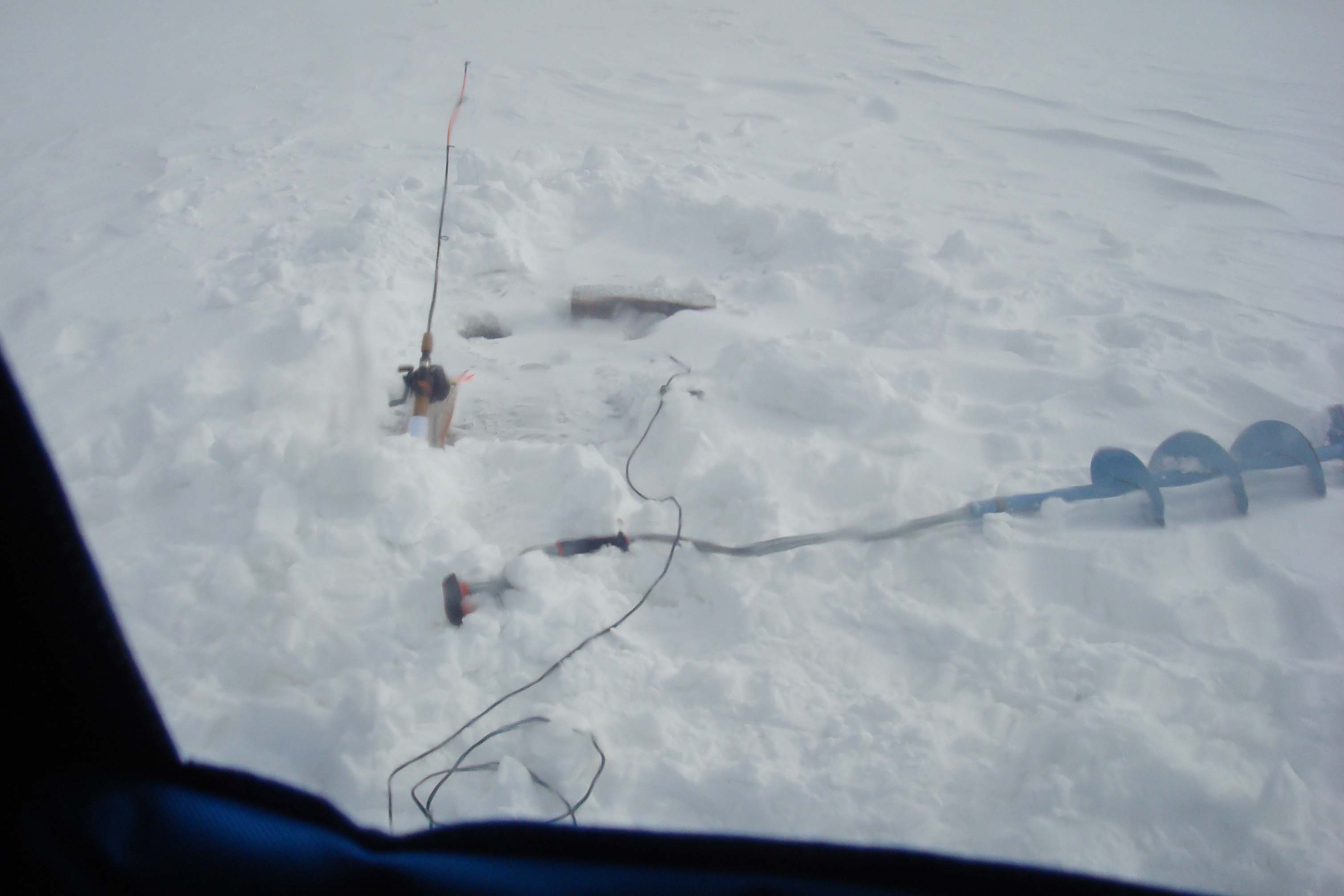 Belwood Lake Ice Fishing - February 12, 2012 - Argosgirl Outdoors
