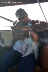 Jack loves being able to spend time with Darrell on fishing trips in the big boat.