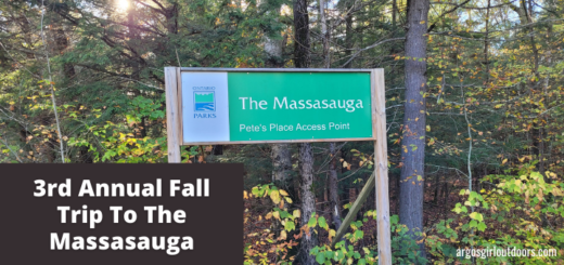 The Massasauga Provincial Park sign