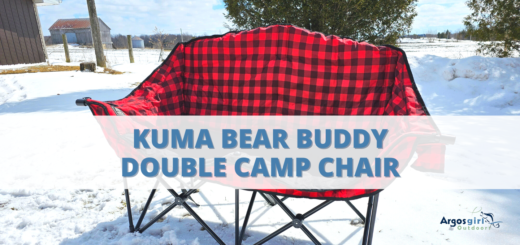 kuma bear buddry double chair in red plaid