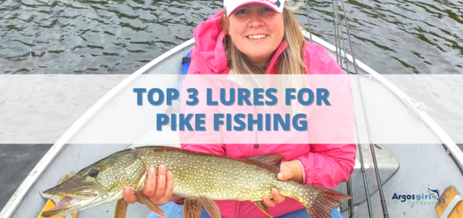 woman holding pike