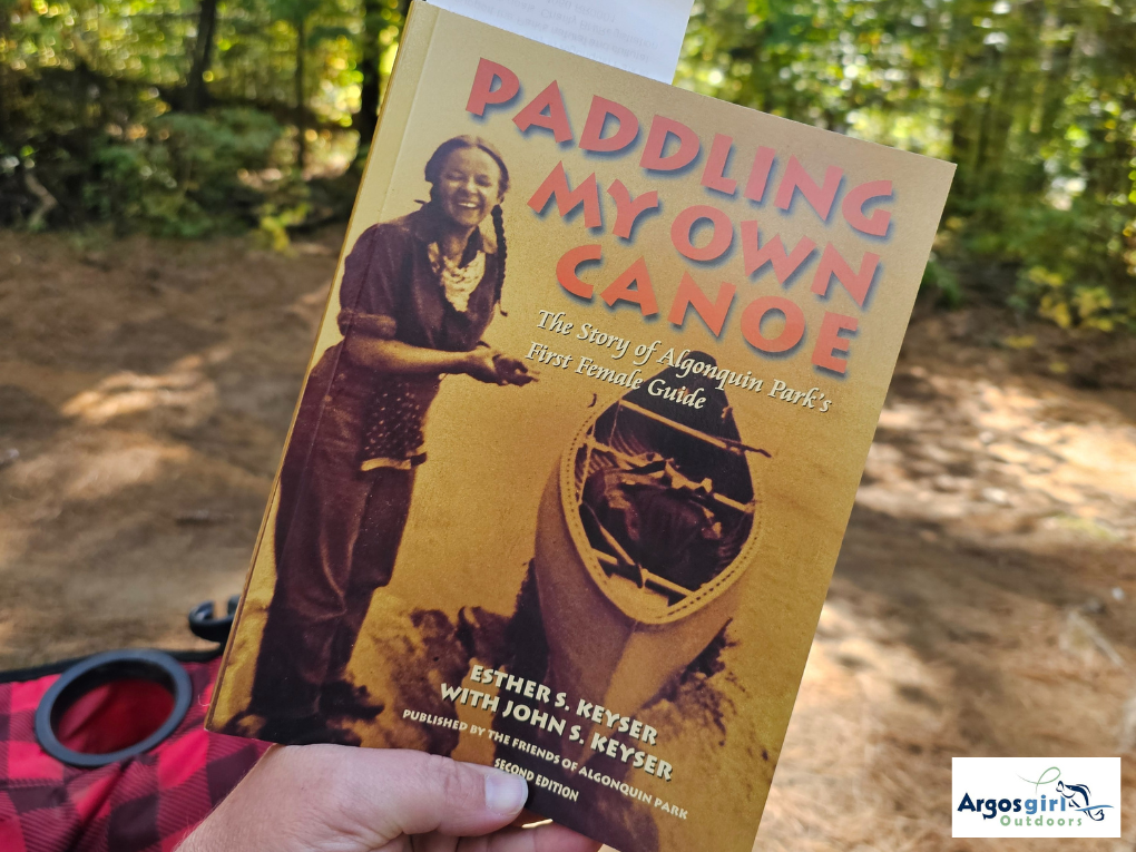 the cover of the book Paddling My Own Canoe